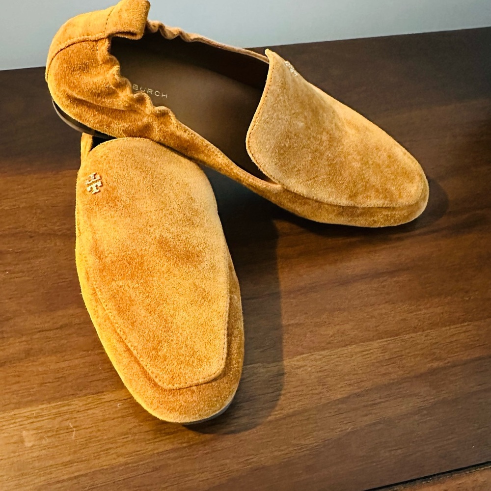Women’s Tan Suede Loafers - Picture 3 of 7